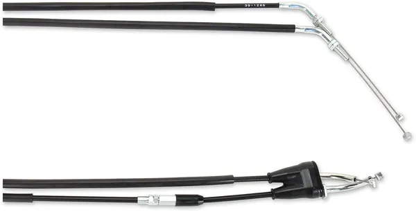 MOOSE RACING Black Vinyl Throttle Cable Black -0