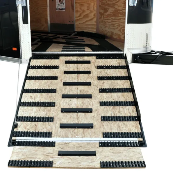 Enclosed Trailer Door Grip Glides Black -2