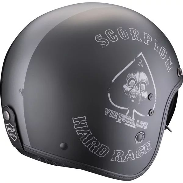 Casca open face SCORPION BELFAST EVO SPADE M Negru mat/Argintiu, 3, nordicamoto.ro