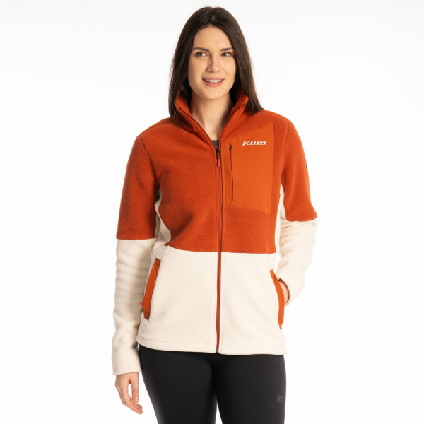 Geaca Dama Klim Darby Canyon Fleece Reflecting Pond - Milky Blue-10