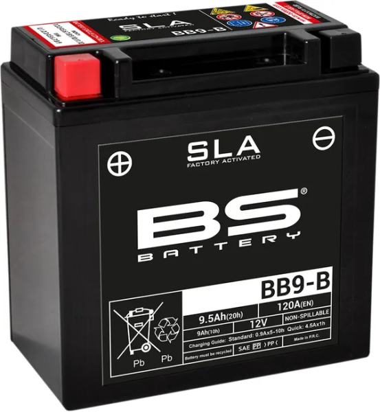 Sla Factory- Activated Agm Maintenance-free Battery Black-1