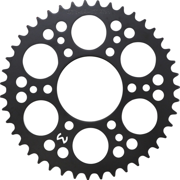 MOOSE RACING Steel Rear Sprocket Black, Zinc Plated -1