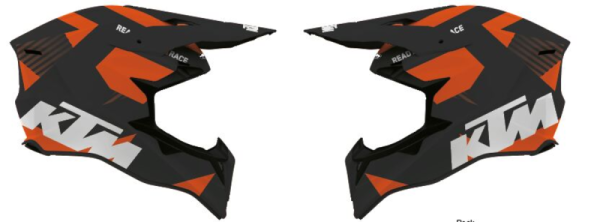 Casca KTM  WRAAAP Orange/Black-1