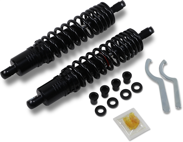 Premium Ride-height Adjustable Shocks Black, 2, nordicamoto.ro