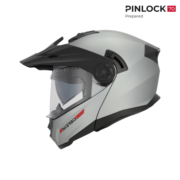 Casca Acerbis Rider Solid Grey-4