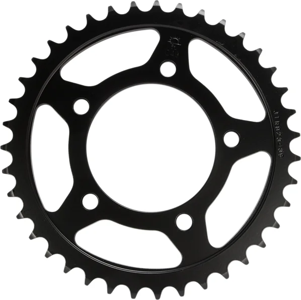 JT SPROCKETS Steel Rear Sprocket Black, Zinc, 1, nordicamoto.ro