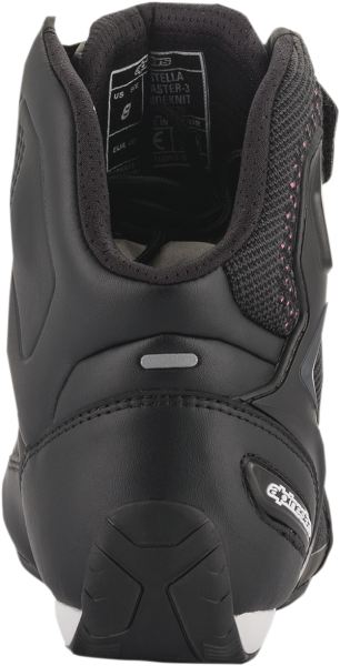 Ghete dama Alpinestars Stella Faster-3 Rideknit Black/Orange/Pink-4