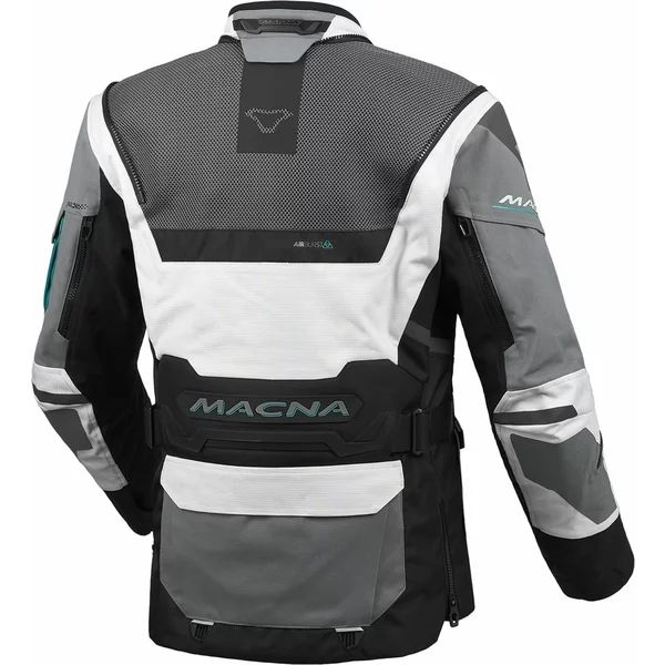 Geaca dama textil impermeabila touring/adventure MACNA FLEXODUS XS Gri/Negru/Verde, 127, nordicamoto.ro