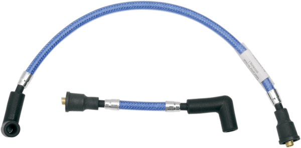 Braided Spark Plug Wire Blue, 1, nordicamoto.ro