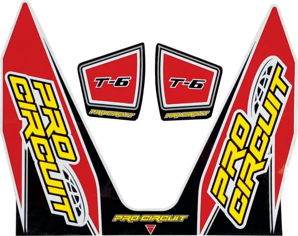 T-6 Exhaust Decals Red-0