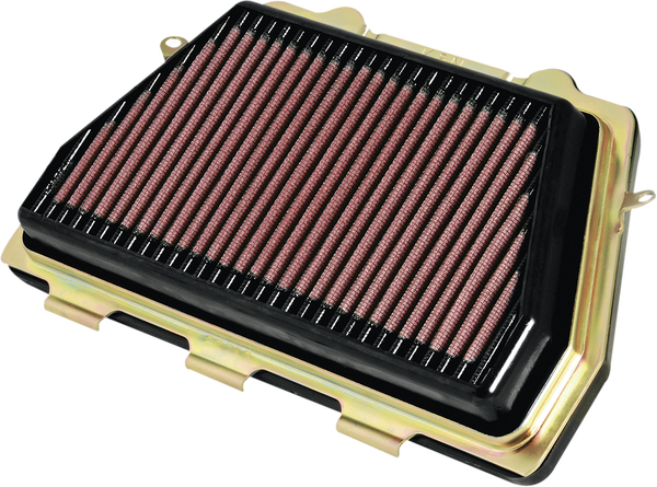 High-flow Air Filter Black, Red, 1, nordicamoto.ro
