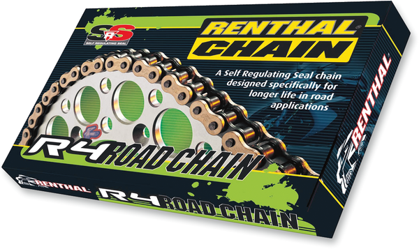 R4 Srs Road Chain Gold 520, 1, nordicamoto.ro