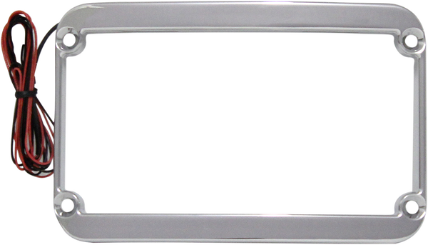 The One Rear Fender Lighted License Frame Chrome, 4, nordicamoto.ro
