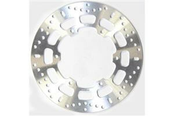 Round D-series Scooter Brake Rotor Silver, Stainless Steel, 1, nordicamoto.ro