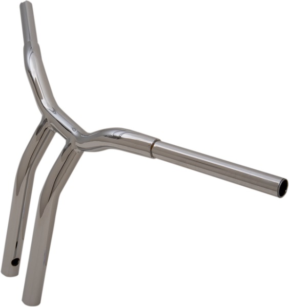 Kage Fighter Welded Bent-riser Handlebar Silver, 2, nordicamoto.ro