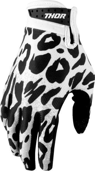 Mănuși Namir pentru tineri, model Launchmode, alb-negru, 1, nordicamoto.ro