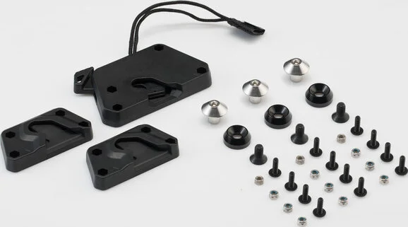 Adapter Plate For Sysbag Black, Powder-coated, 2, nordicamoto.ro