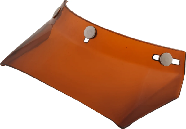 3-snap Vintage Mx Snap On Visor Peak Amber Orange, Yellow  One size fits all, 1, nordicamoto.ro