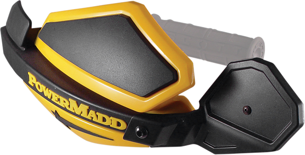 Star Series Mirror Black, Yellow, 2, nordicamoto.ro