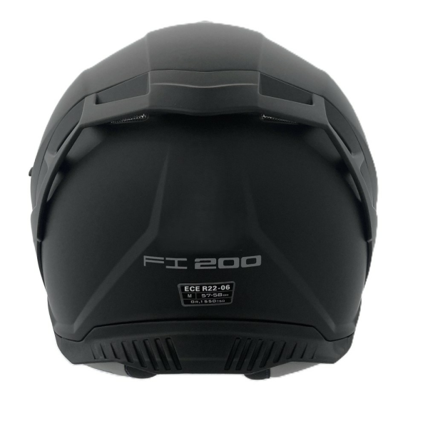 Cască AMOQ FI200, negru mat, XS, 4, nordicamoto.ro
