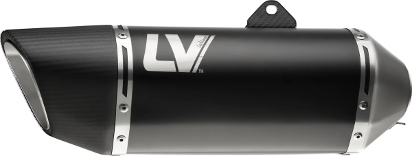 Tobă de eșapament LeoVince LV-14 R Black Edition Slip-On pentru Kawasaki Z400 / Z500, 4, nordicamoto.ro