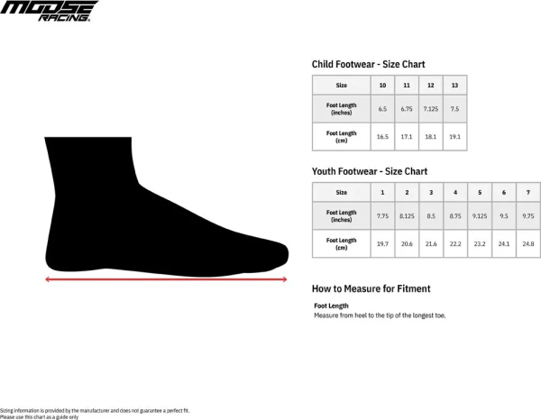 Cizme Copii Moose Racing S18C M1.3 Black/White-0