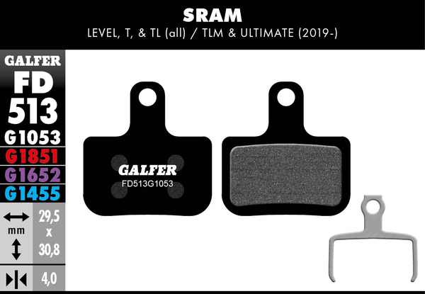 G1053 Standard Brake Pads, 2, nordicamoto.ro