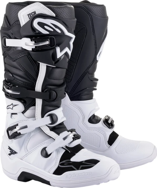 Cizme Alpinestars Tech 7 Black/White 44,5, 1, nordicamoto.ro