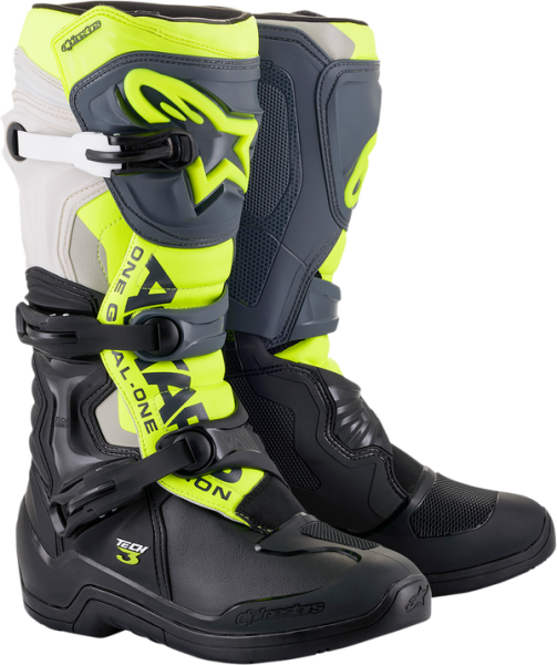 Cizme Alpinestars Tech 3 Black/Yellow 43, 2, nordicamoto.ro