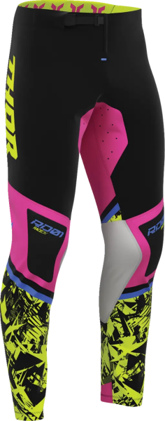 Pantaloni Sportmode Punkd negru-roz-galben, 1, nordicamoto.ro