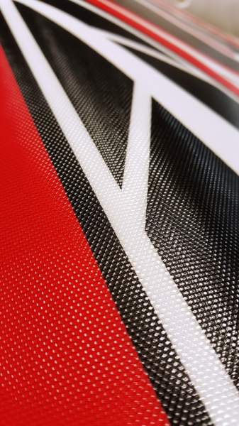 Scooter Decal Set Black, Red, White, 2, nordicamoto.ro
