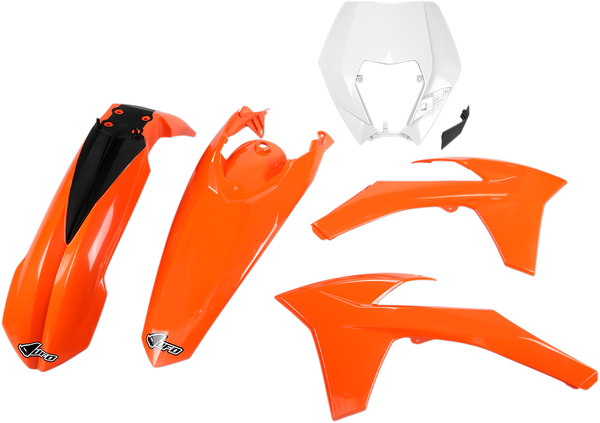 Full Body Replacement Plastic Kit Black, Orange, White-0