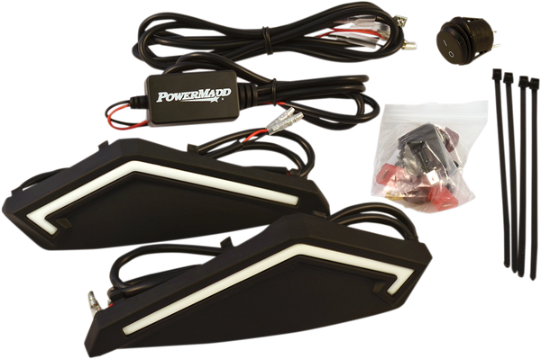 Handguard Led Light Kit Black, Red, White, 1, nordicamoto.ro