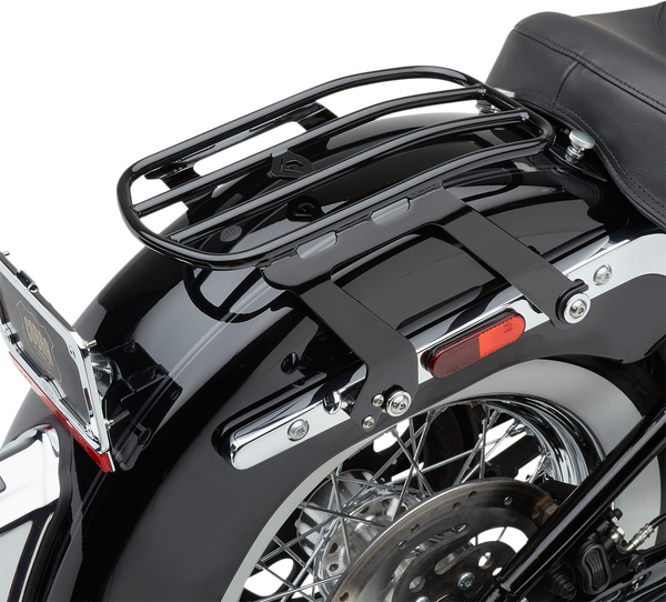 Detachable Solo Luggage Rack Black, 2, nordicamoto.ro