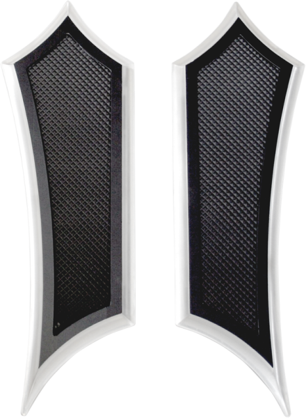 Instigator Extended Front Floorboards Black, Silver, 1, nordicamoto.ro