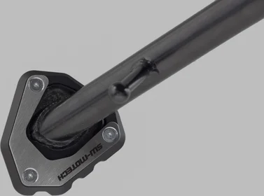 Extensie pentru piciorul suportului lateral, negru, argintiu, 3, nordicamoto.ro