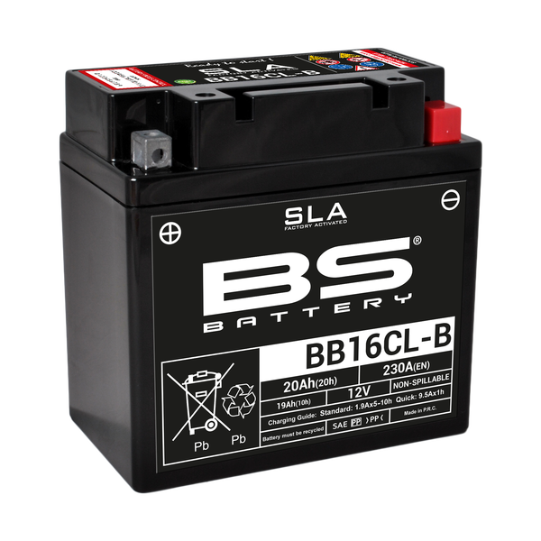 Sla Factory-activated Agm Maintenance-free Batteries Black -0