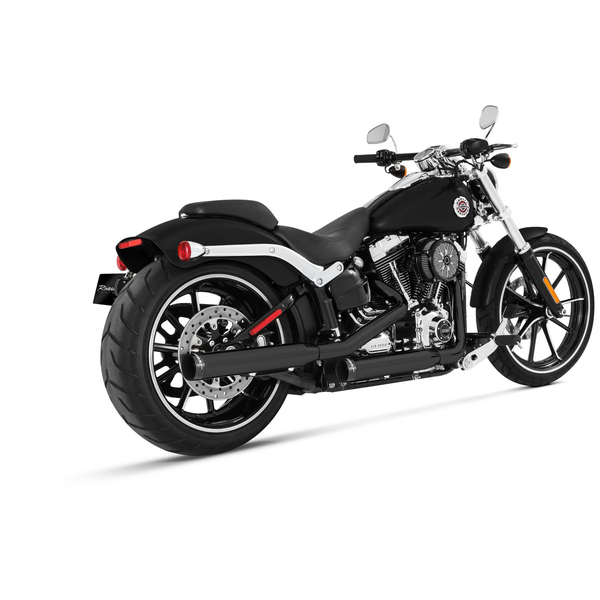 Muffler Slip-on 3(r) Duals For Softails Black, 1, nordicamoto.ro