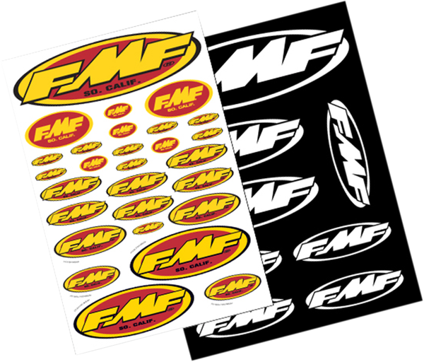 Fender/trailer Stickers Black, Red, White, Yellow