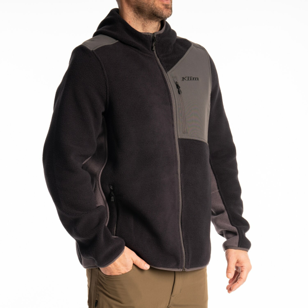 Hanorac Snowmobil Klim Teton Crest Fleece Black - Asphalt-21