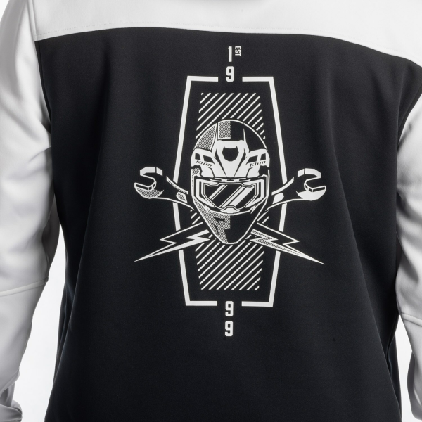Hanorac Klim Petrol Pullover Black - White-4