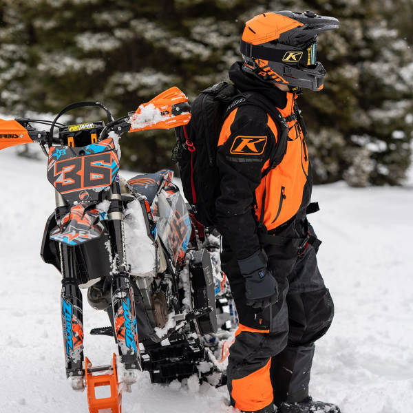 Combinezon Snowmobil Klim Scout Non-Insulated Black - Hi-Vis-16