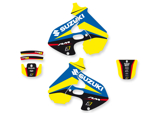 Dream 4 Graphics Kit Black, Blue, Yellow, 2, nordicamoto.ro