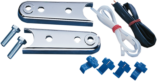 Chrome Rear Turn Signal Relocation Kits Chrome, 1, nordicamoto.ro