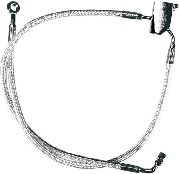Braided Dot Rear Brake Line Kit Chrome, Sterling Chromite® Ii, 2, nordicamoto.ro