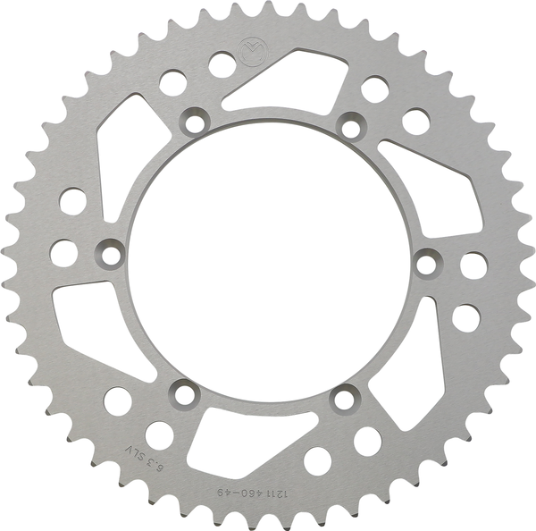 MOOSE RACING Rear Aluminum Sprocket Silver, 3, nordicamoto.ro
