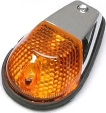 Flush Mount Marker Lights Amber, 1, nordicamoto.ro