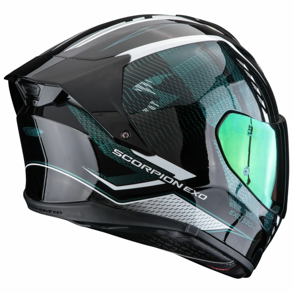 Casca integrala SCORPION EXO-530 AIR THERAS XS Negru mat/Albastru, 95, nordicamoto.ro