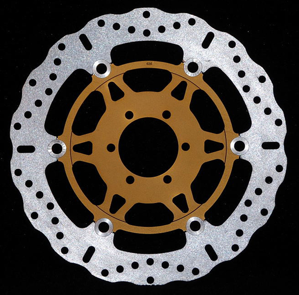 Contour X Series Brake Rotor Gold, Silver, Stainless Steel, 1, nordicamoto.ro