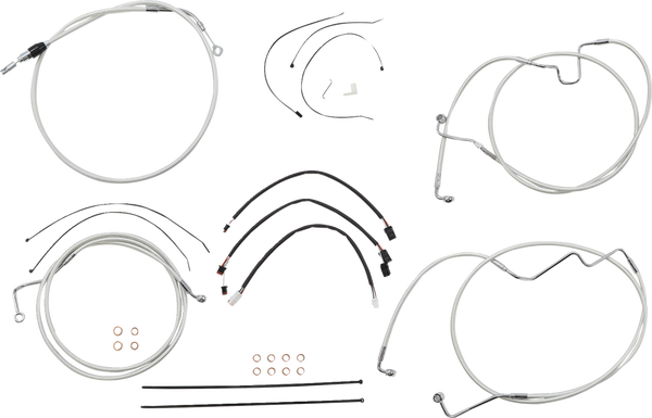 Sterling Chromite Ii® Designer Handlebar Installation Kit Silver, 2, nordicamoto.ro